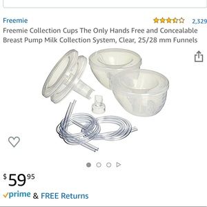Freemie breast milk collection cups